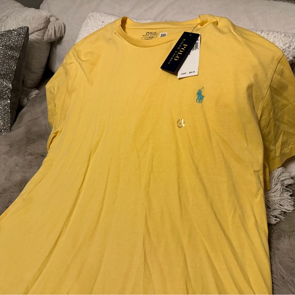 NWT- POLO RALPH LAUREN SHORT SLEEVE  100% COTTON CREW NECK SIZE LARGE - Picture 1 of 4